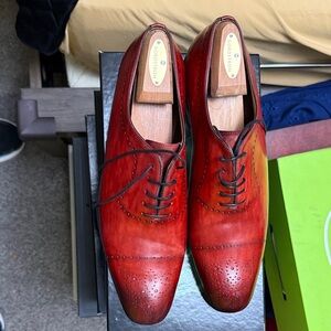 Magnanni Red Men's Oxfords